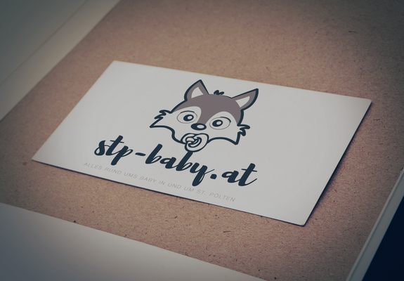 Logodesign für stp-baby.at, Baby-Plattform