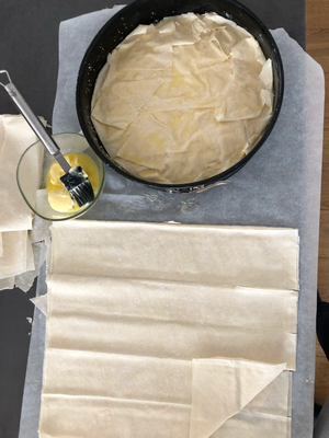 Griechische Griessschnitte Galaktoboureko Elenis Sweetss Webseite Baklava turkish cuisine galaktoboureko dessert basbousa, butter png. jimdo