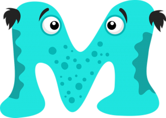 lettre - alphabet - éducation - smiley émoticône émoji cartoon clipart illustration - artémotic