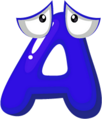lettre - alphabet - éducation - smiley émoticône émoji cartoon clipart illustration - artémotic
