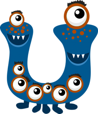 lettre - alphabet - éducation - smiley émoticône émoji cartoon clipart illustration - artémotic