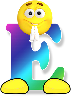 lettre - alphabet - éducation - smiley émoticône émoji cartoon clipart illustration - artémotic