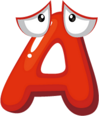 lettre - alphabet - éducation - smiley émoticône émoji cartoon clipart illustration - artémotic