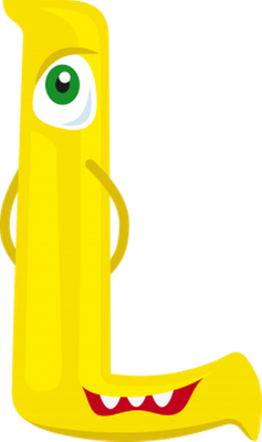 lettre - alphabet - éducation - smiley émoticône émoji cartoon clipart illustration - artémotic