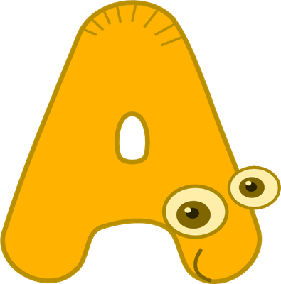 caractère - alphabet - éducation - smiley émoticône émoji cartoon clipart illustration - artémotic