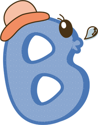 lettre - alphabet - éducation - smiley émoticône émoji cartoon clipart illustration - artémotic