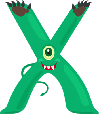lettre - alphabet - éducation - smiley émoticône émoji cartoon clipart illustration - artémotic