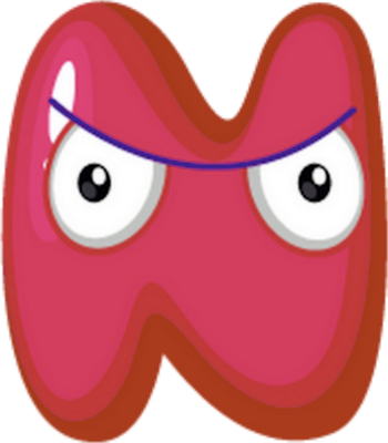 lettre - alphabet - éducation - smiley émoticône émoji cartoon clipart illustration - artémotic