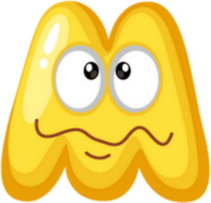 lettre - alphabet - éducation - smiley émoticône émoji cartoon clipart illustration - artémotic