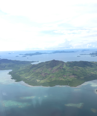 Blick über Palawan 