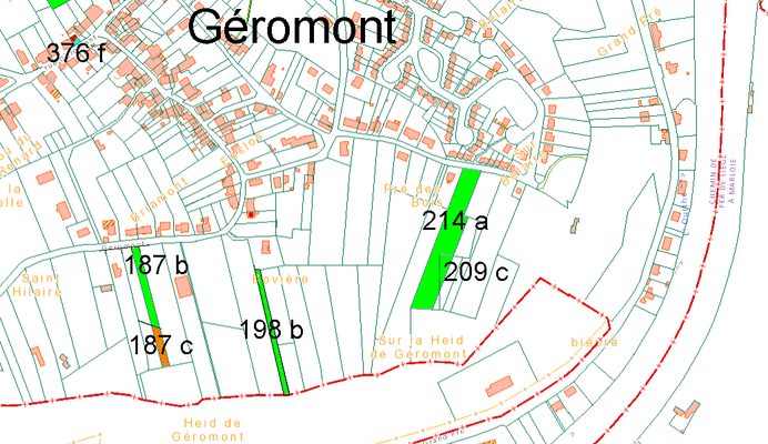 Nos terrains à Géromont