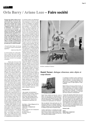 Oral BARRY - Ariane LOZE / Mac's — Flux News, 2024