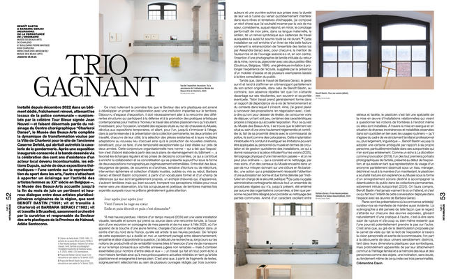 Benoit BASTIN & Barbara GERACI — L'art même, 2025