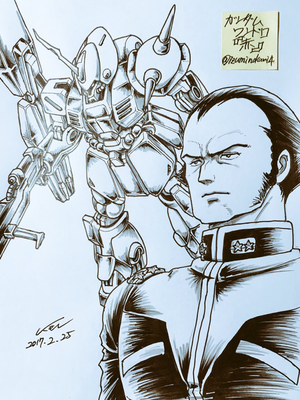 Z&ZZガンダム・モノクロイラスト集 - izuminokami4 ページ！
