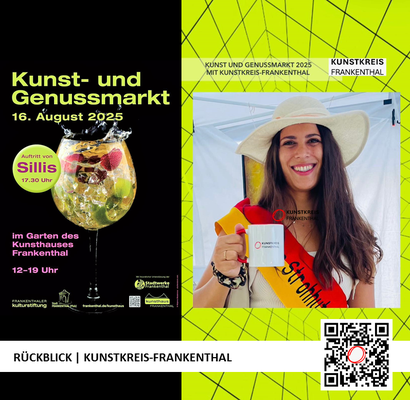 RÜCKBLICK & DANKE | KUNST- UND GENUSSMARKT | 16.08.2025 | 12-19 UHR | FOTO: KUNSTKREIS-FRANKENTHAL