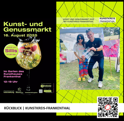 RÜCKBLICK & DANKE | KUNST- UND GENUSSMARKT | 16.08.2025 | 12-19 UHR | FOTO: KUNSTKREIS-FRANKENTHAL