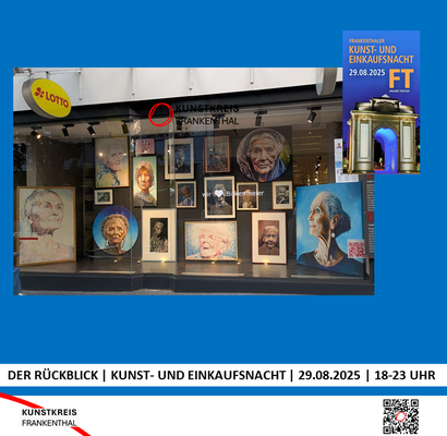 KUNST- UND EINKAUFSNACHT | 29.08.2025 | 18-23 UHR | FOTO: KUNSTKREIS-FRANKENTHAL