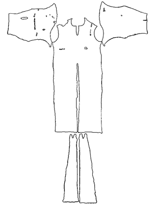 Avant de la tunique de Moselund. Source : Charles Bricout