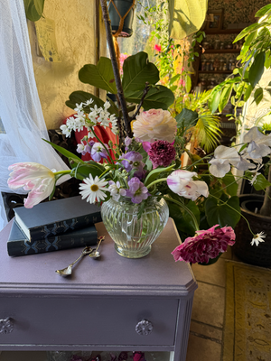 1月flower lesson春花のいけこみ