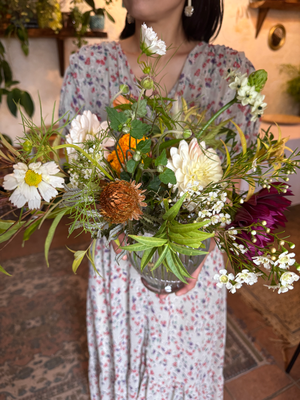 9月flower lesson/夏の終わりのいけ込み