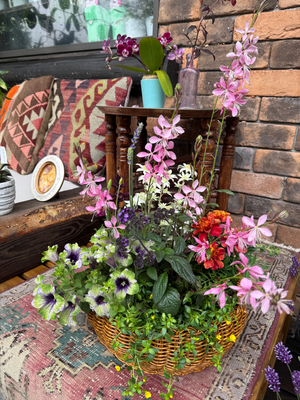 5月flower lesson/Garden Basket