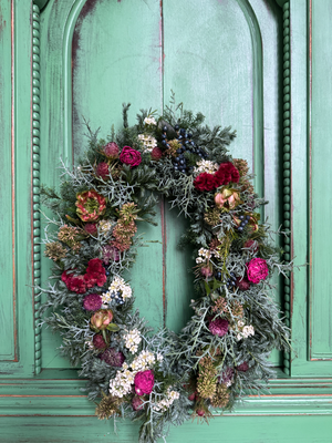 11月flower lesson/クリスマスリース