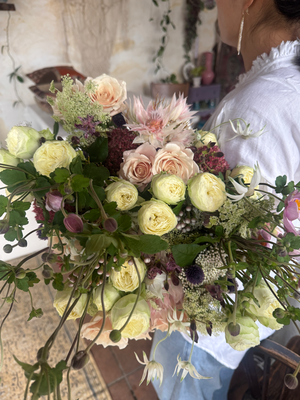 10月flower lesson/秋のアレンジメント