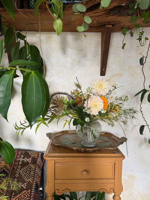 9月flower lesson/夏の終わりのいけ込み