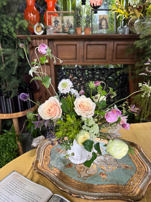 10月flower lesson/秋のアレンジメント