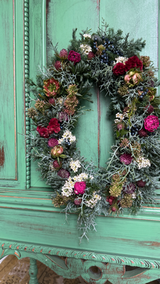 11月flower lesson/クリスマスリース