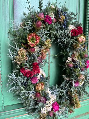 11月flower lesson/クリスマスリース