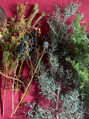 11月flower lesson/クリスマスリース