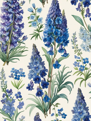 4月flower lesson/青花のいけ込み