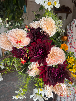 9月flower lesson/夏の終わりのいけ込み