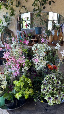 5月flower lesson/Garden Basket