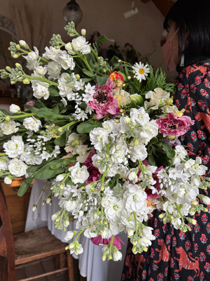 1月flower lesson春花のいけこみ