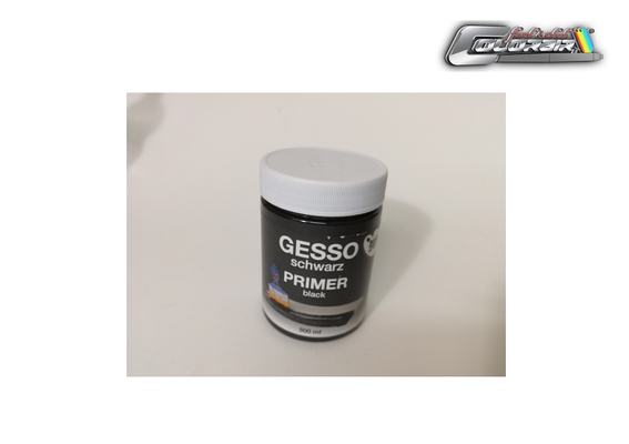 Gesso Grundierung schwarz