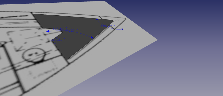 In 3D verschaffen wir uns einen ersten Überblick über die Abmaße der späteren Liegefläche.