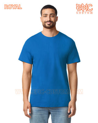 Custom printed event t-shirt colour royal blue