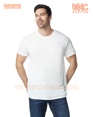 Custom printed event t-shirt colour white