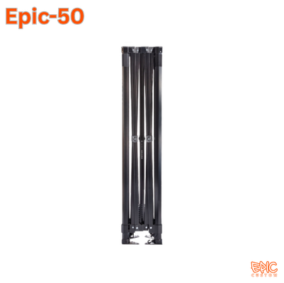 Epic 50 anodised black custom gazebo frames with heavy-duty truss system and industry-leading 5-year frame warranty.