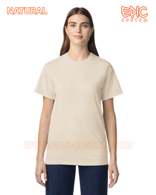 Custom printed event t-shirt colour natural