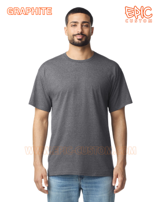Custom printed event t-shirt colour graphite grey