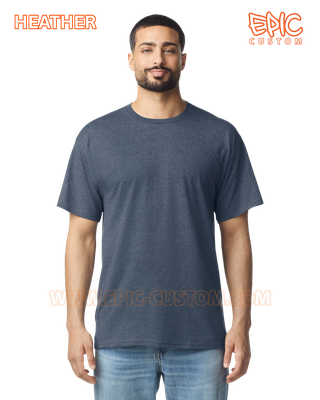 Custom printed event t-shirt colour heather