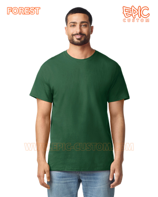 Custom printed event t-shirt colour forest green