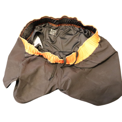 Custom printed long running shorts inner pant liner detail designed for comfort and support.