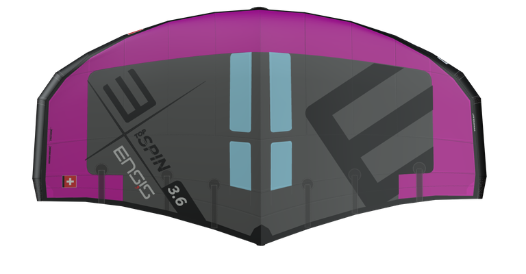 Ensis Wing Top Spin Boom Wing Purple in 3.6m² 
