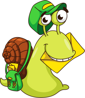 escargot - animal rampant - animaux - smiley émoticône émoji cartoon clipart illustration - artémotic