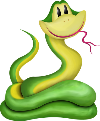 serpent - animal rampant - animaux - smiley émoticône émoji cartoon clipart illustration - artémotic