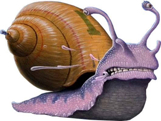 escargot - animal rampant - animaux - smiley émoticône émoji cartoon clipart illustration - artémotic